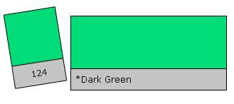 Lee Filter Roll 124 Dark Green