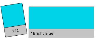 Lee Filter Roll 141 Bright Blue