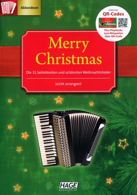 Hage Musikverlag Merry Christmas Akkordeon