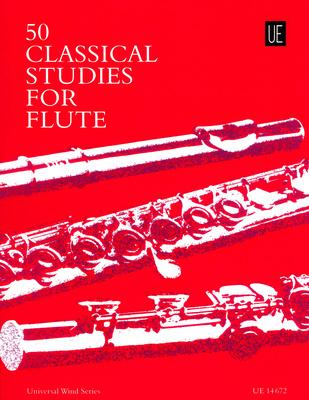 Universal Edition 50 Classical Studies For Flute