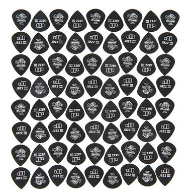 Dunlop Tortex Black Silver Jazz 100