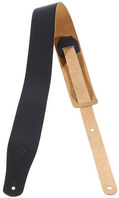 Levys Leather Strap 2,5" BK"