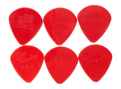 Dunlop Jazz II Red 6 Pack