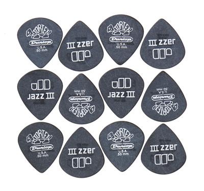 Dunlop Tortex Black Silver Jazz 50 6P