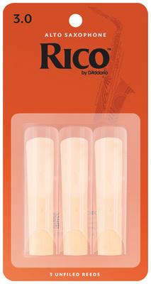 DAddario Woodwinds Rico Alto Sax 3.0 - 3-Pack