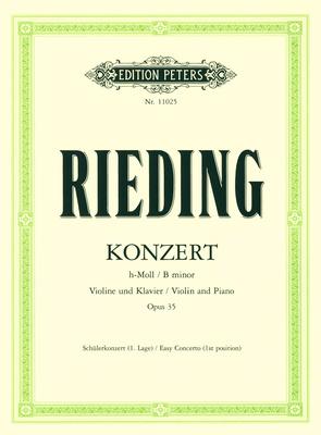 Edition Peters Rieding Konzert op. 35 Violine