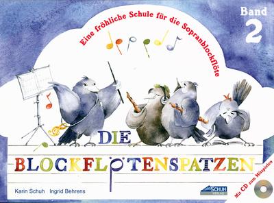 Schuh Verlag Die Blockflötenspatzen  2 + CD