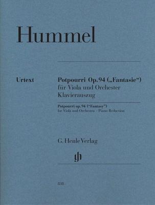 Henle Verlag Hummel Potpourri op.94 Viola