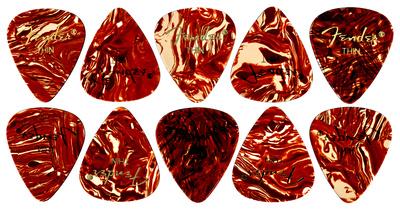 Fender Cl. Celluloid Pick Shell T 12