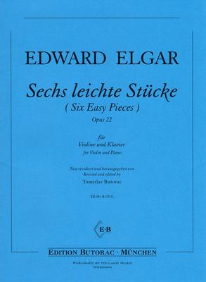 Edition Butorac Elgar 6 Leichte Stücke Violin