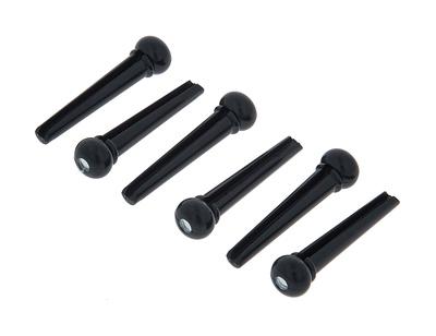 Harley Benton Bridge Pin Set Black Dot