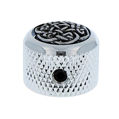 Q-Parts Dome Potiknob Celtic Weave C