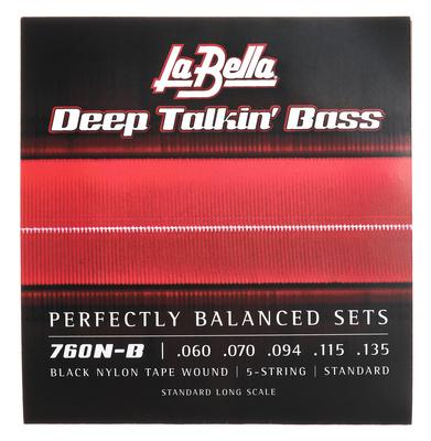 La Bella 760N-B DT Bass Black Nylon