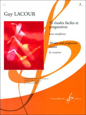 Editions Billaudot 50 Etudes Faciles 2 Saxophon