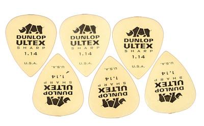 Dunlop Ultex Sharp Players Picks 1.14