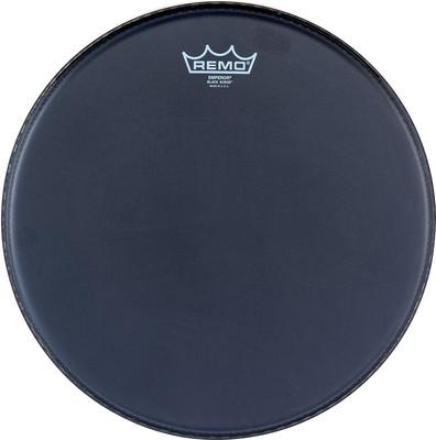Remo 14" Emperor Black Suede"