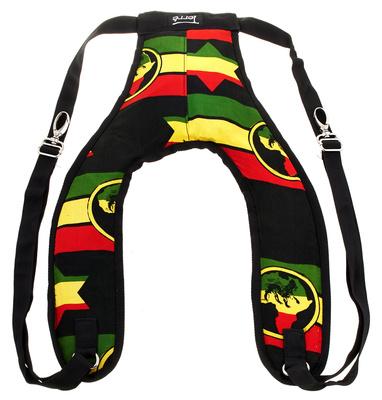 Terre Djembe Back Pack Strap Rasta