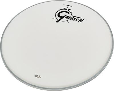 Gretsch Drums 20" Bass Drum Head WH w/Logo"