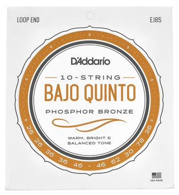 Daddario EJ85 Bajo Quinto Set
