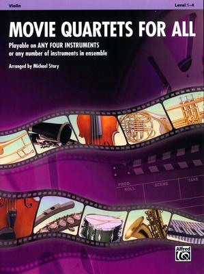 Alfred Music Publishing Movie Quartets for All Violin