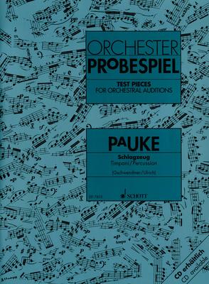 Schott Orchester Probespiel Pauke