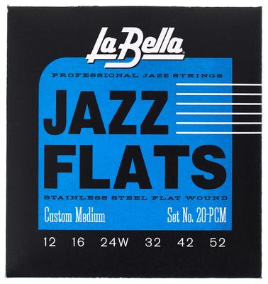 La Bella 20-PCM Jazz Flats FWSS