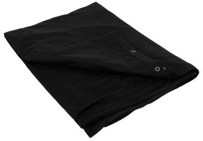 Stairville Curtain 300g/m² 6.0x4.0m Bk