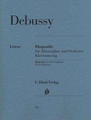 Henle Verlag Debussy Rhapsodie Altsaxophon