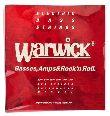 Warwick 46400 ML 6 Red Strings Nickel