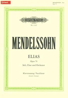 Edition Peters Mendelssohn Elias op.70