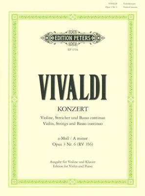 Edition Peters Vivaldi Konzert op.3 Nr.6