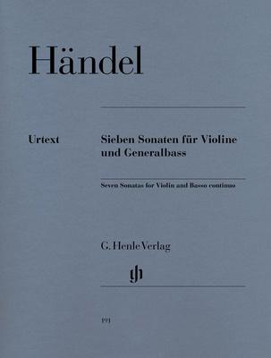 Henle Verlag Händel Sieben Sonaten Violin