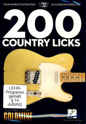Hal Leonard 200 Country Licks