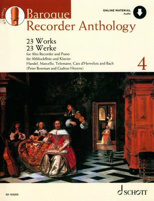 Schott Baroque Recorder Anthology 4