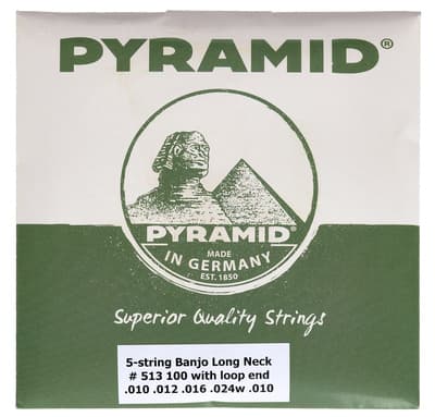 Pyramid Long Neck 5-string Banjo Set
