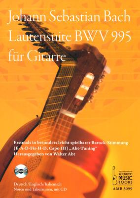 Acoustic Music Books Bach Lautensuite BWV 995