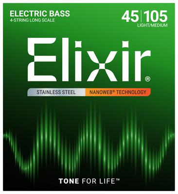 Elixir 14677 Stainless Steel L/M Bass