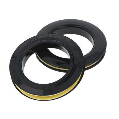 Bass Drum O's 2" Black round HBL2"