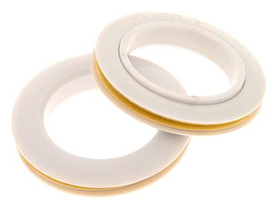 Bass Drum O's 2" White round HW2"