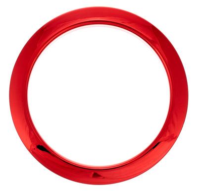 Bass Drum O's 4" Red Chrome round HCR4"