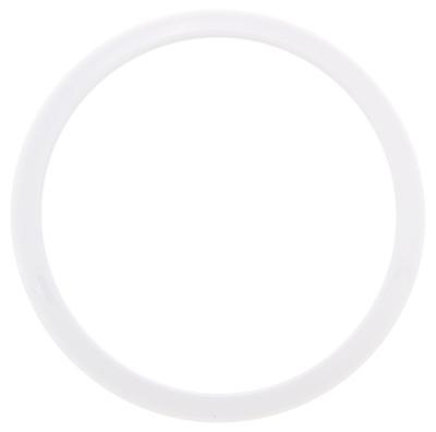 Bass Drum O's 6" White round HW6"