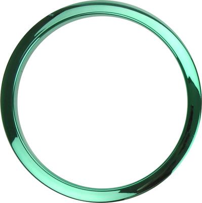 Bass Drum O's 6" Green Chrome round HCG6"