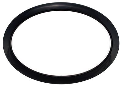 Bass Drum O's 6" Black Oval HOBL6"