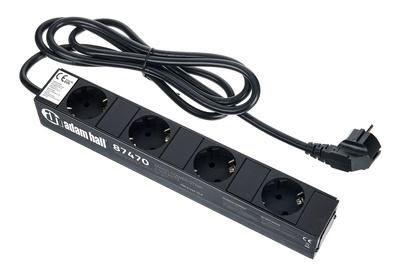 Adam Hall 87470 Power Strip 4 Sockets