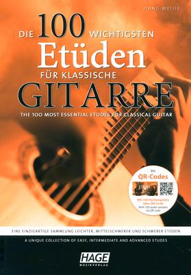 Hage Musikverlag 100 Etudes Classical Guitar