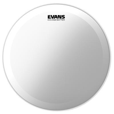 Evans 18" EQ3 Bass Drum Frosted"