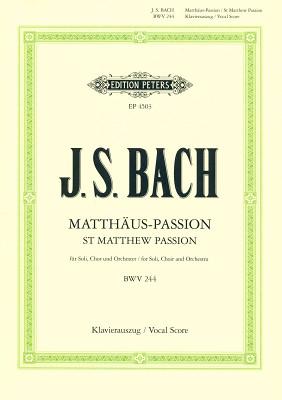 Edition Peters Bach Matthäus-Passion BWV 244