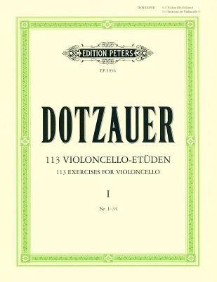Edition Peters Dotzauer 113 Cello-Etüden 1