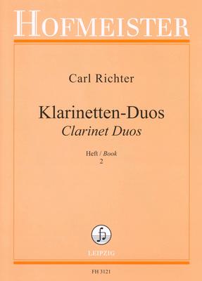 Friedrich Hofmeister Verlag Richter Clarinet Duos 2