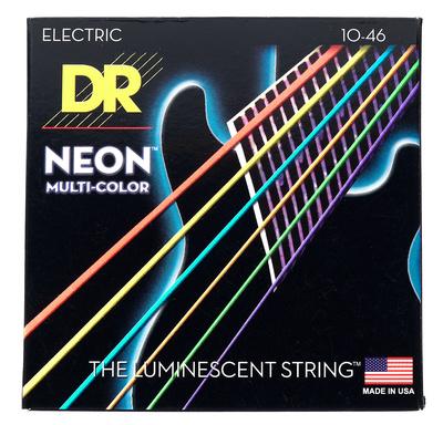 DR Strings Neon Multi NMCE-10
